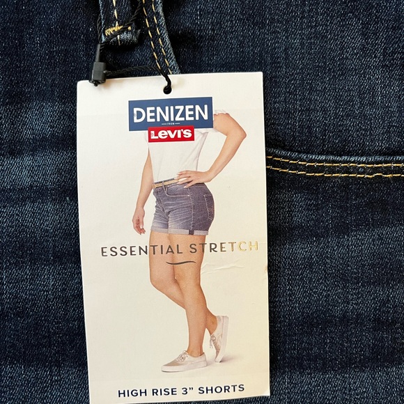 Denizen Levi Denim High Rise Shorts - Picture 3 of 8